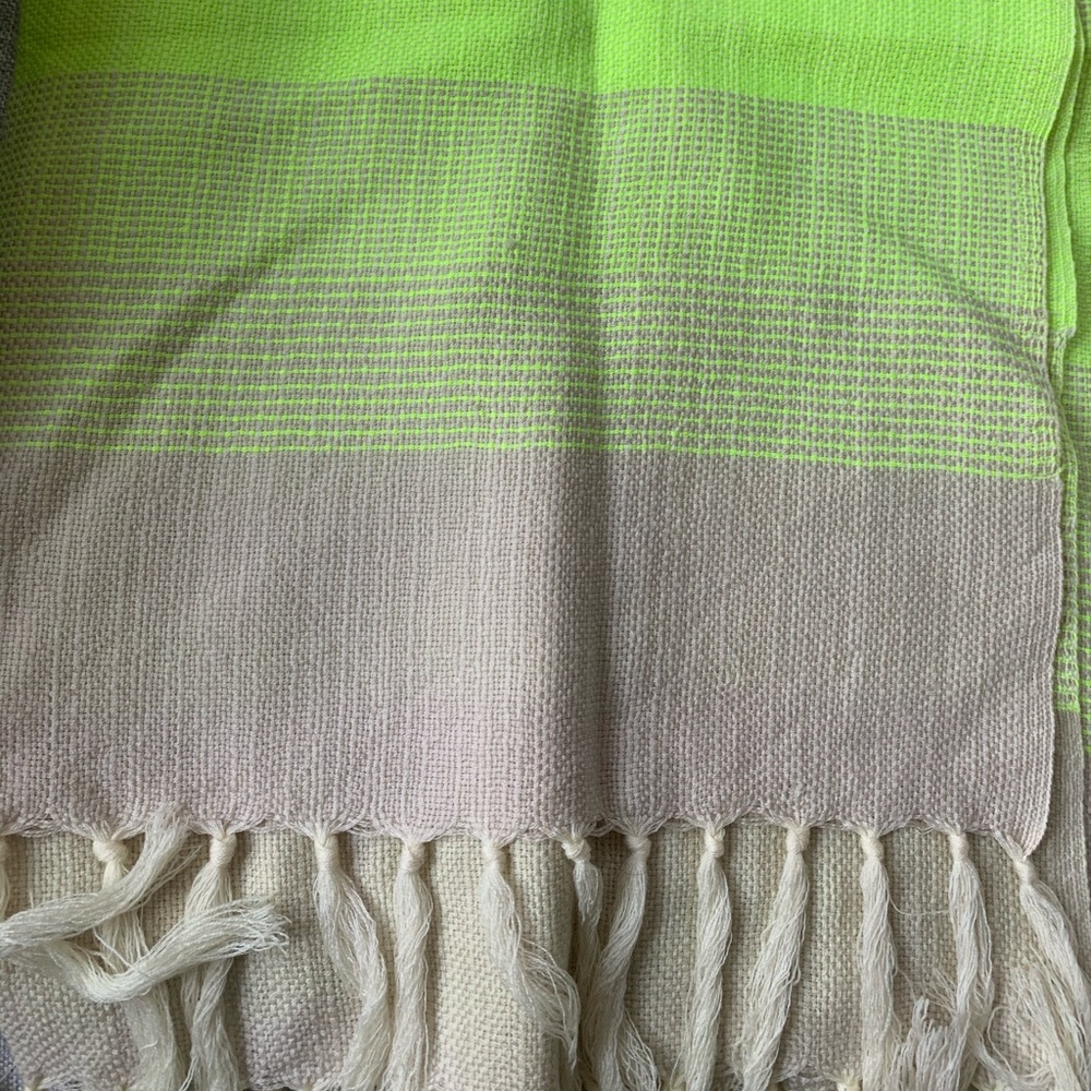 J Crew Striped Tonal Scarf